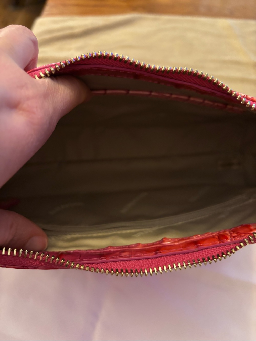 Brahmin Esme Cupid Ombré Melbourne Genuine Leather Shoulder Bag - Picture 4 of 5